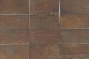 Union Rectangle 12X24 Mt - Rusted Brown Matte Swatch