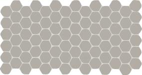 Keystones Organic Hexagon 2 Dm 12X24 MT Grp1 - Desert Gray Matte Swatch