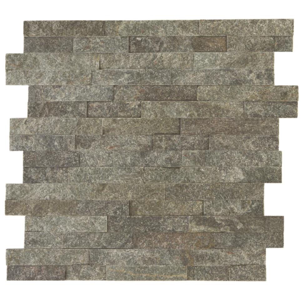 Stacked STone STacked 6X24 Nc by Bel Terra - Beijing Green Natural Cleft