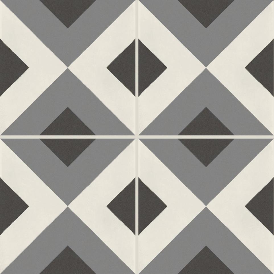 D_Segni Square Double Diamond 8X8 Mt by Marazzi - Double Diamond Smoke Blend Matte