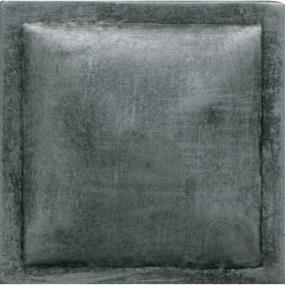 Armor Square Pillow 2X2 St - Forged Steel Satin Swatch