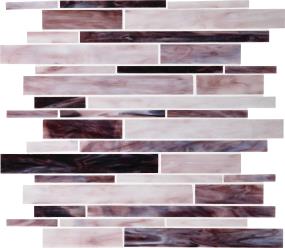 Serenade Random Interlocking Mm 12X12 Gs - Cresent City Glass Swatch