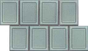 Cuadro Glossy Frame Mosaic 4X5 On 9X14 - Sky Swatch