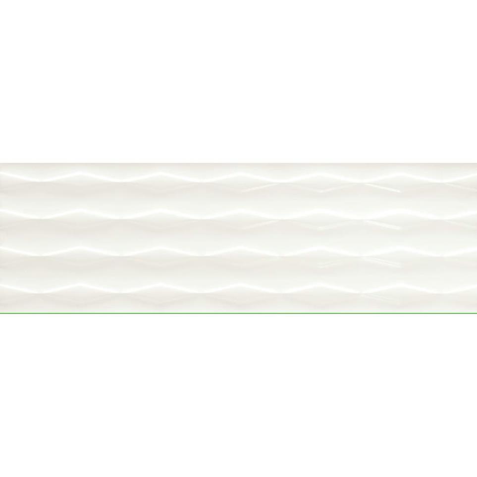 Visual Impressions Rectangle Diamond 8X24 Mt by Bel Terra - White Matte