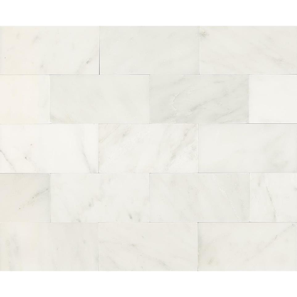 Marble Rectangle 3X6 HN by Bel Terra - First Snow Elegance Honed