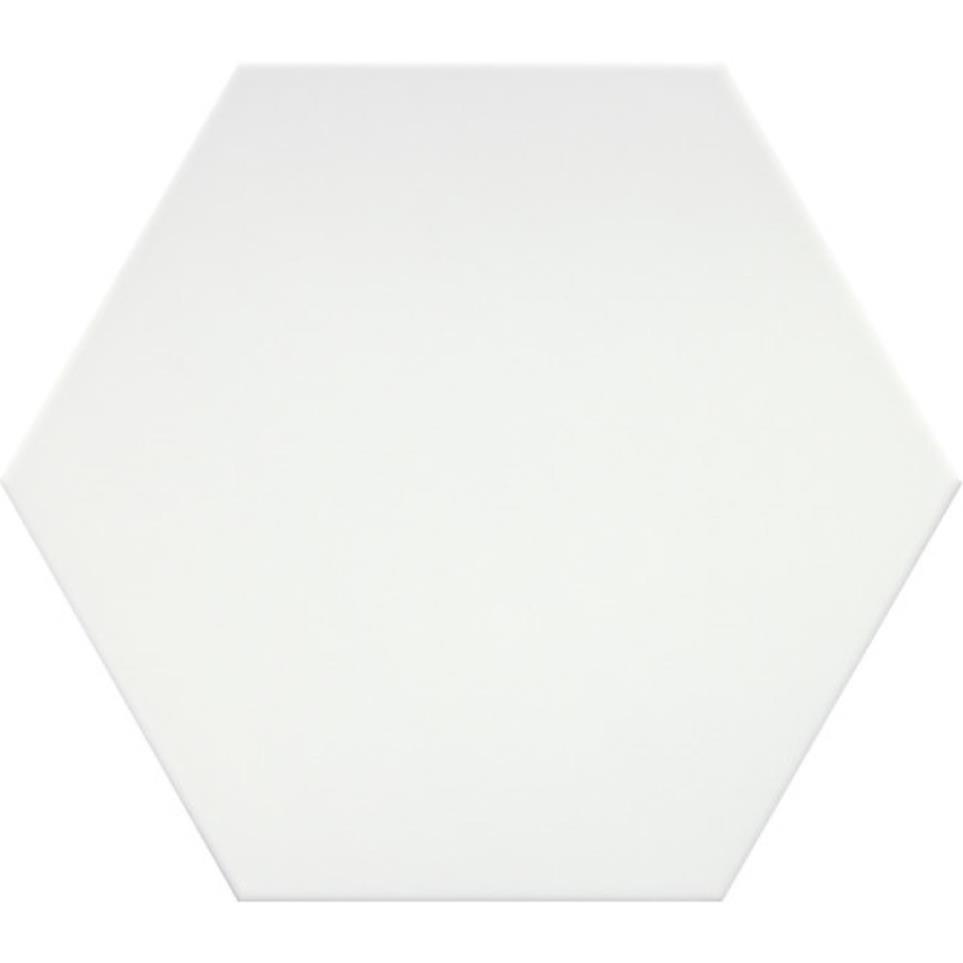 Rhythm Hex Matte/Satin 11X13 by Emser Tile, LLC - White