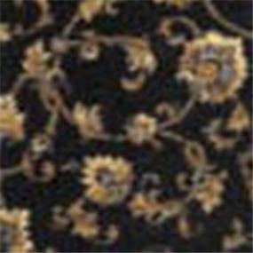 Kashan - Black Satin Swatch