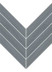 Fixt Wood Matte Chevron Mosaic 1.5X8 On 8X13 - Dark Gray Swatch