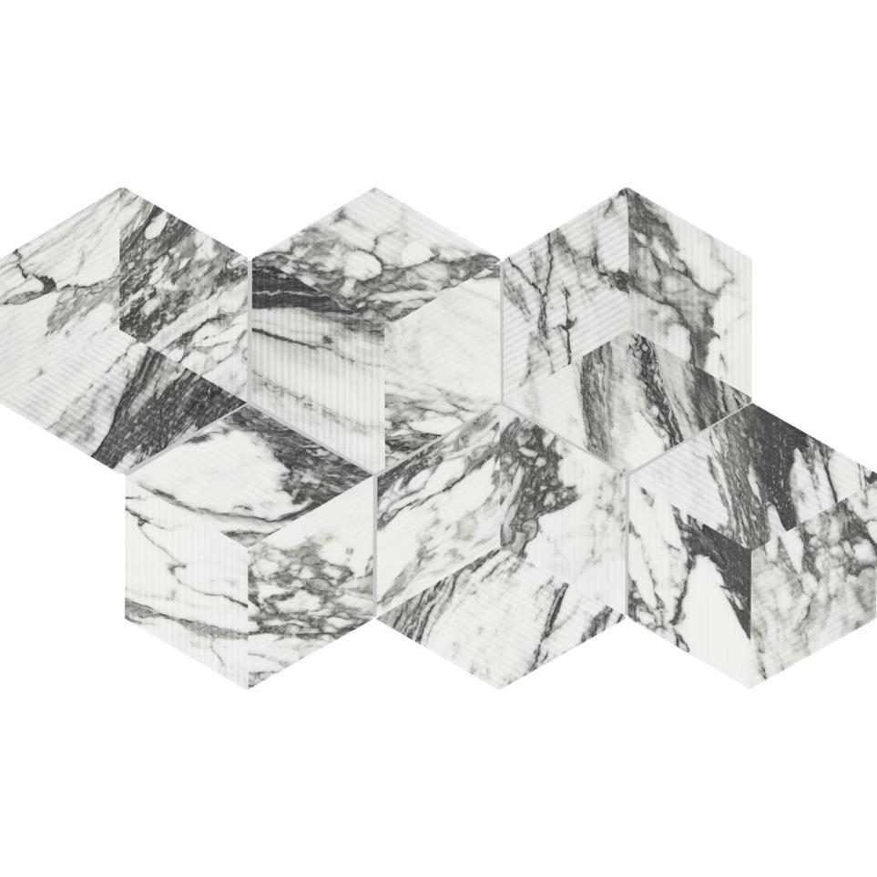 Divinium Hexagon Microban 8X9 Mt by Bel Terra - Calypso Matte