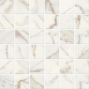 Marble Obsession Straight Joint 2X2 Dm 11X12 Mt - Calacatta Gold Matte Swatch