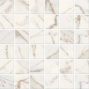 Marble Obsession Straight Joint 2X2 Dm 11X12 Mt - Calacatta Gold Matte Swatch