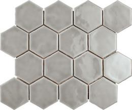 Artistic Reflections Hexagon 3X3 Mm 12X14 Gl - Rain Glossy Swatch