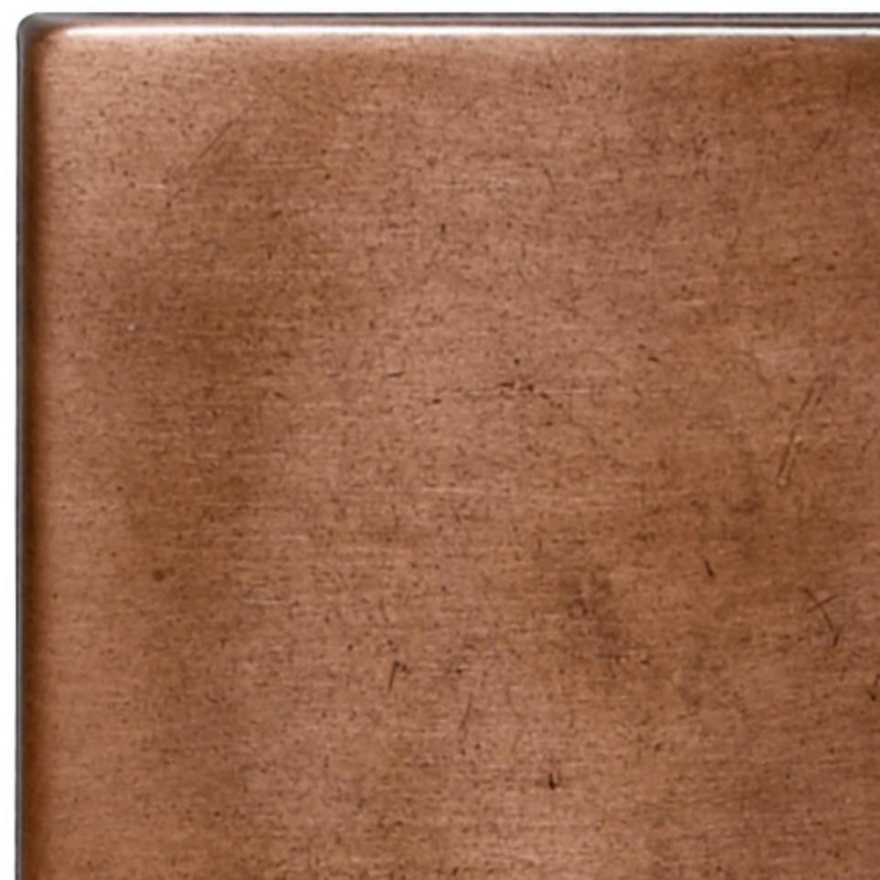 Oxidized Copper Satin Zoomed Swatch