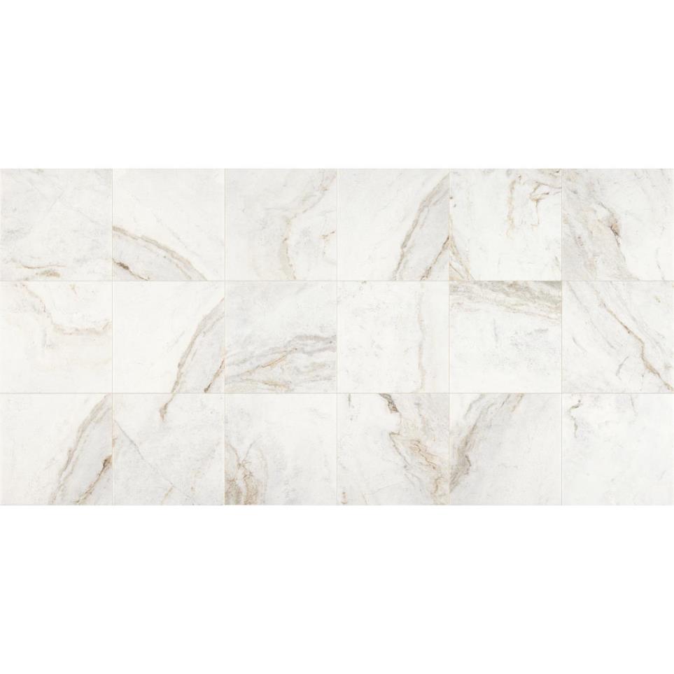 Marble Square 12X12 PL by Bel Terra - Daphne White Polished
