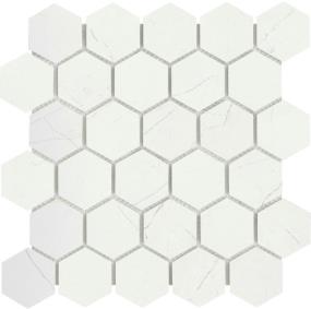 Solara Matte 2In Hexagon Mosaic 10X11 - Cabrio Swatch
