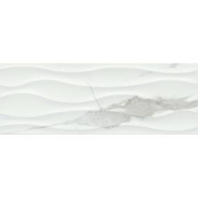 Sculpture Wave Gloss 13X36 - White Swatch