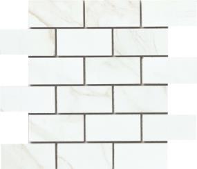 Nobleza Matte 2X4 Offset Mosaic On 12X12 - Lugo Swatch
