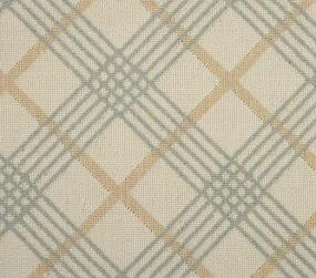 Coastal Plaid - Ivory/Mist Swatch