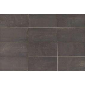 Union Rectangle 12X24 Mt - Black Nickel Matte Swatch