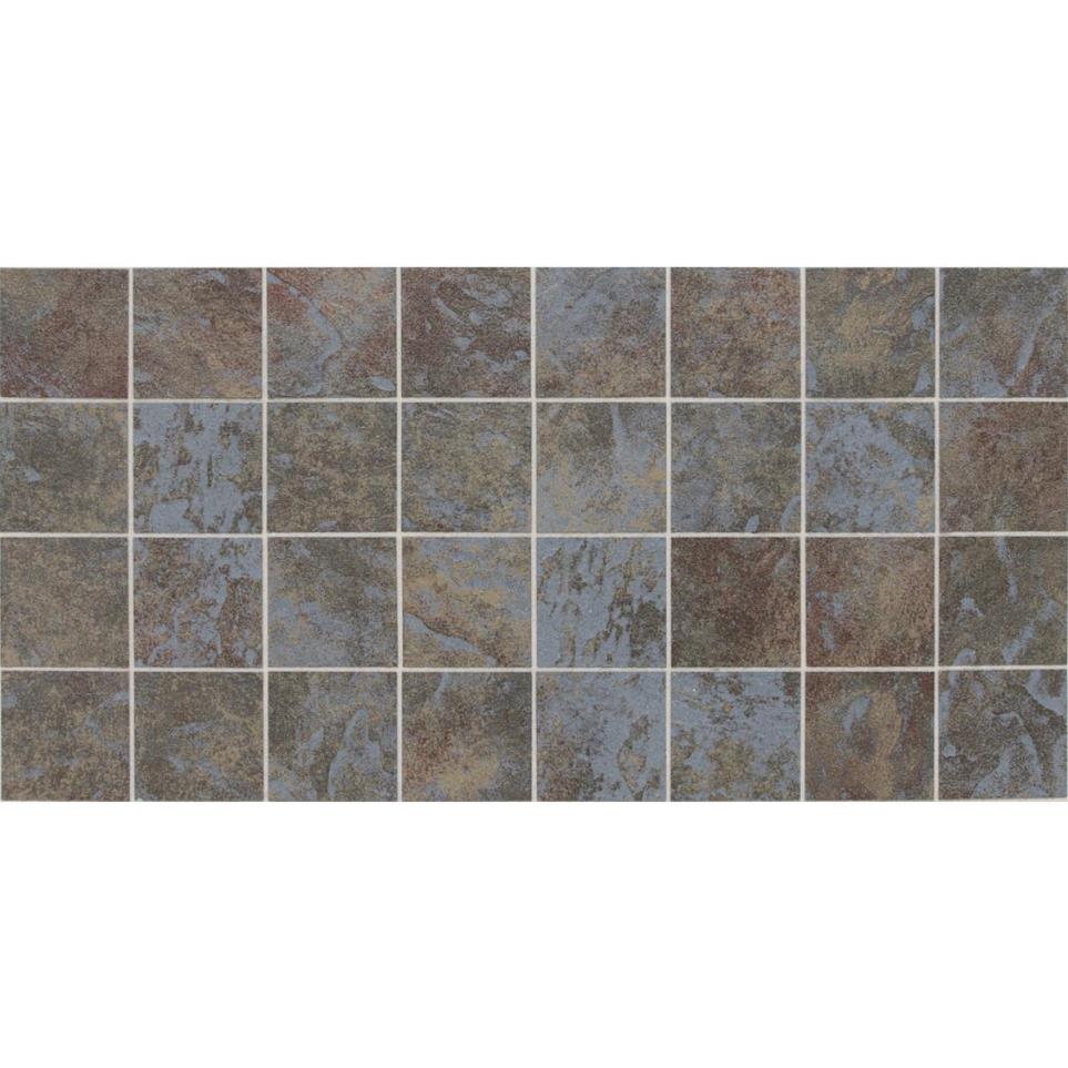 Continental Slate Straight Joint 3X3 Dm 12X24 Mt by Bel Terra - Tuscan Blue Matte