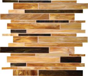 Serenade Random Interlocking Mm 12X12 Gs - 6Th Street Glass Swatch