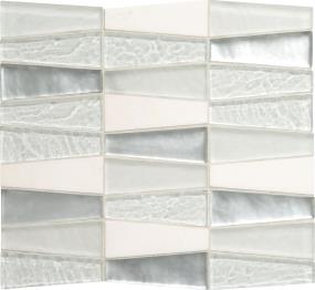 Regal Pendant Trapezoid 1 1/2X4 Mm 11X12 Gl - Czarina Ice Glossy Swatch