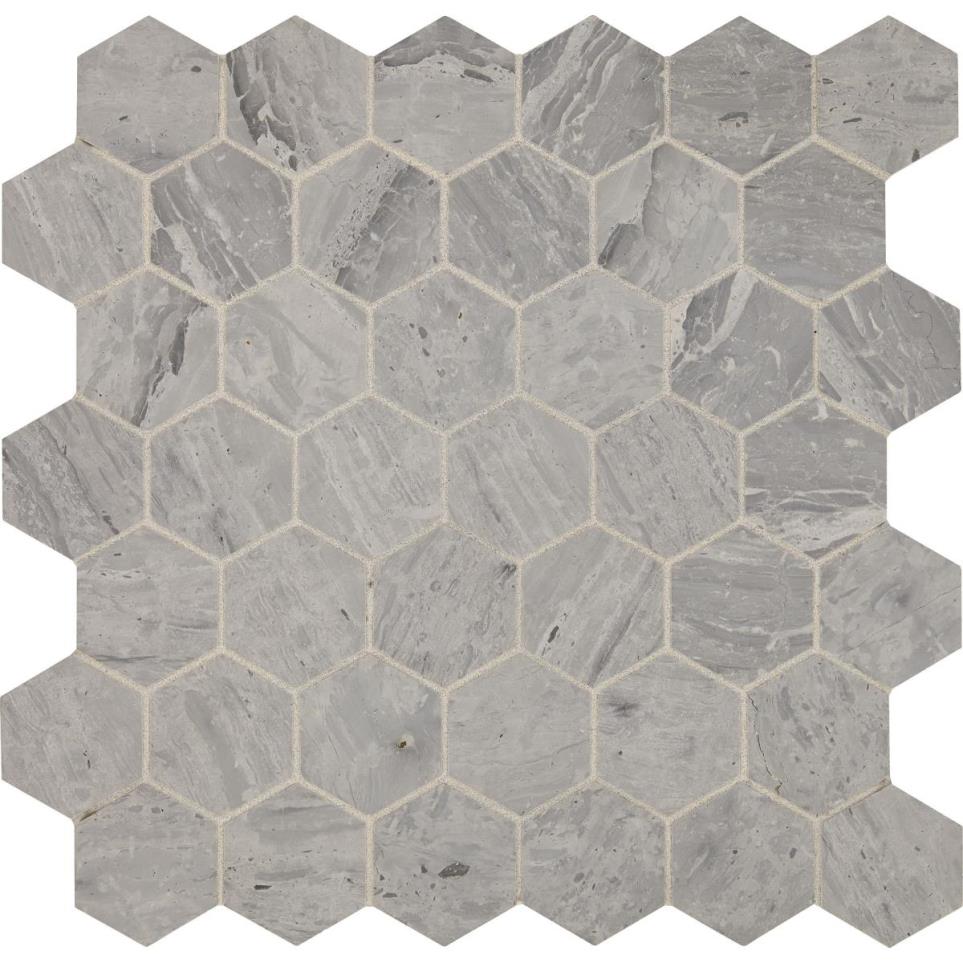 Fonte Hexagon 2 Mm 13X13 Straight Edge Hn by Bel Terra - Heather Harbor Honed