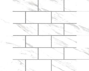 Serendra Polished 2X4 Offset Mosaic - Zara Swatch