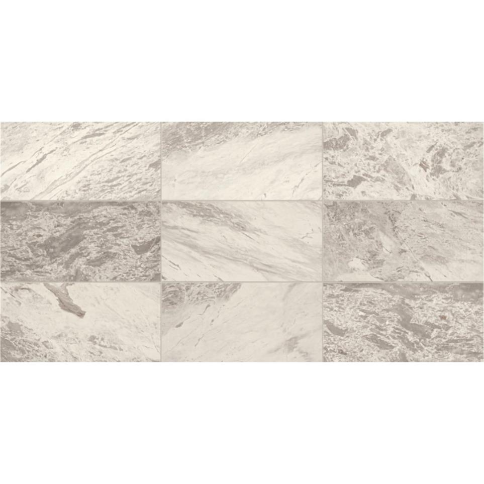 Raine Rectangle 12X24 PL by Bel Terra - Stratus White Polished