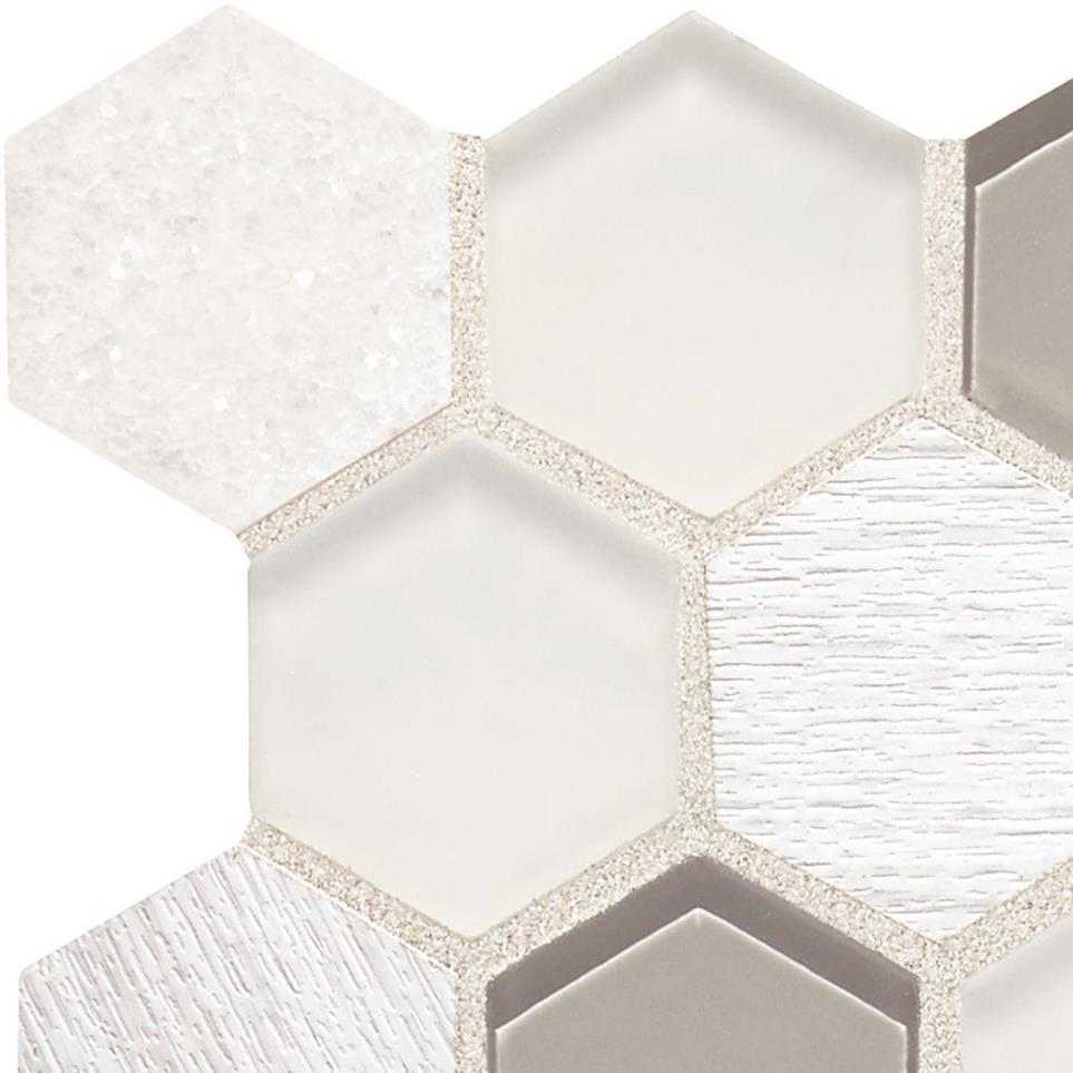 Tranquil Snow Mixed Zoomed Swatch