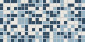 Unglazed Mosaics Blend 1X1 Dm 12X24 Mt Pattern - Tranquility Blend Matte Swatch