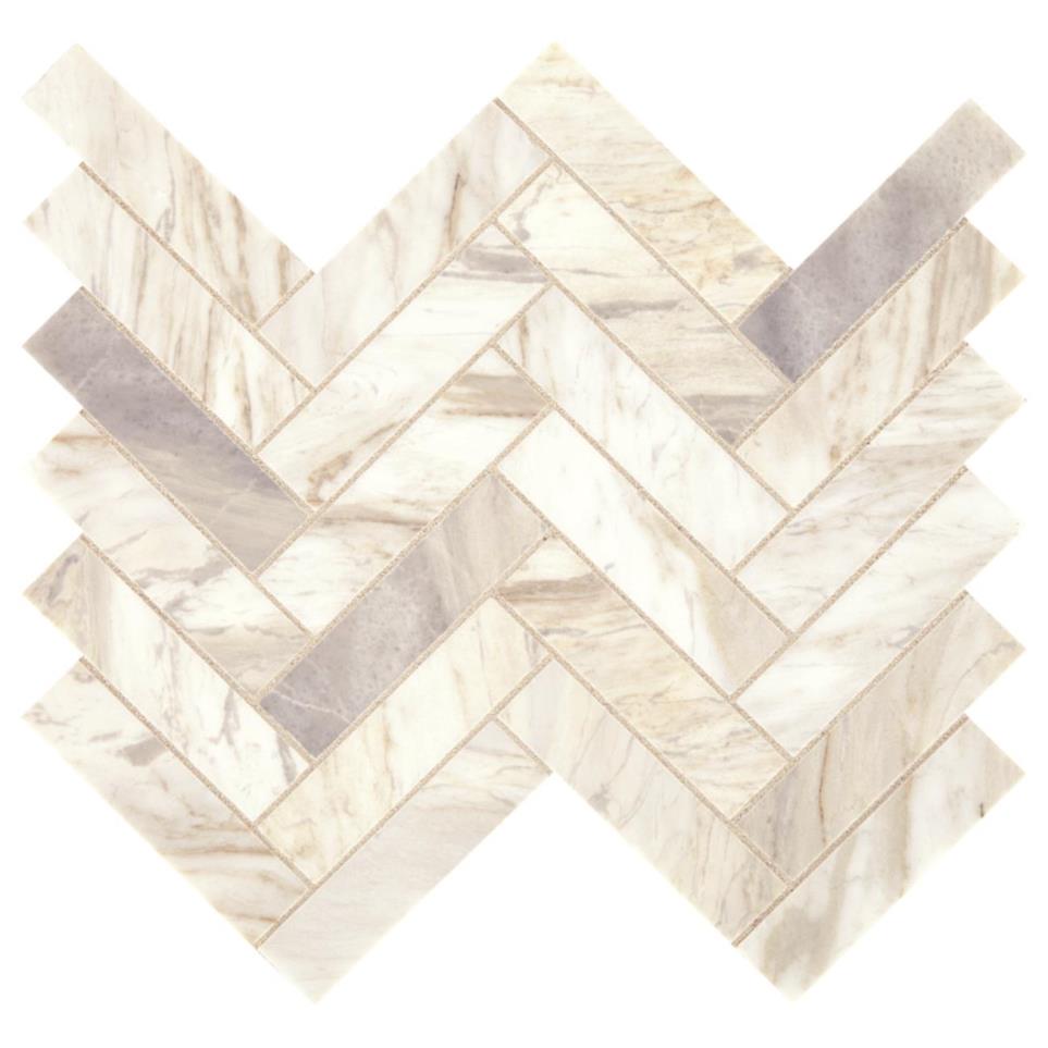 Sublimity Herringbone Mm 12X12 Straight Edge Hn by Bel Terra - Namaste Honed