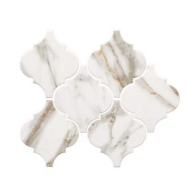 Marble Obsession Arabesque 6 Mt - Calacatta Gold Matte Swatch
