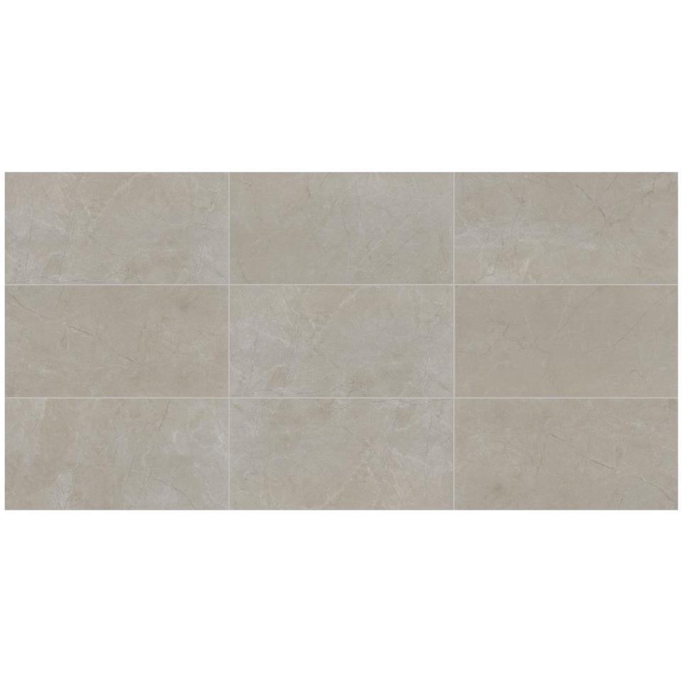 Classentino Marble Rectangle 12X24 Mt by Bel Terra - Coliseum Gray Matte