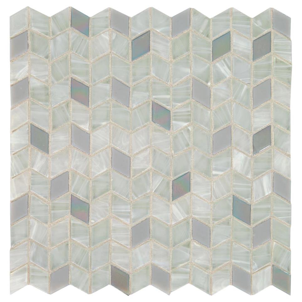 Interstellar Diamond 1X1 Mm 13X12 Gs by Daltile - Mother Of Pearl Glass