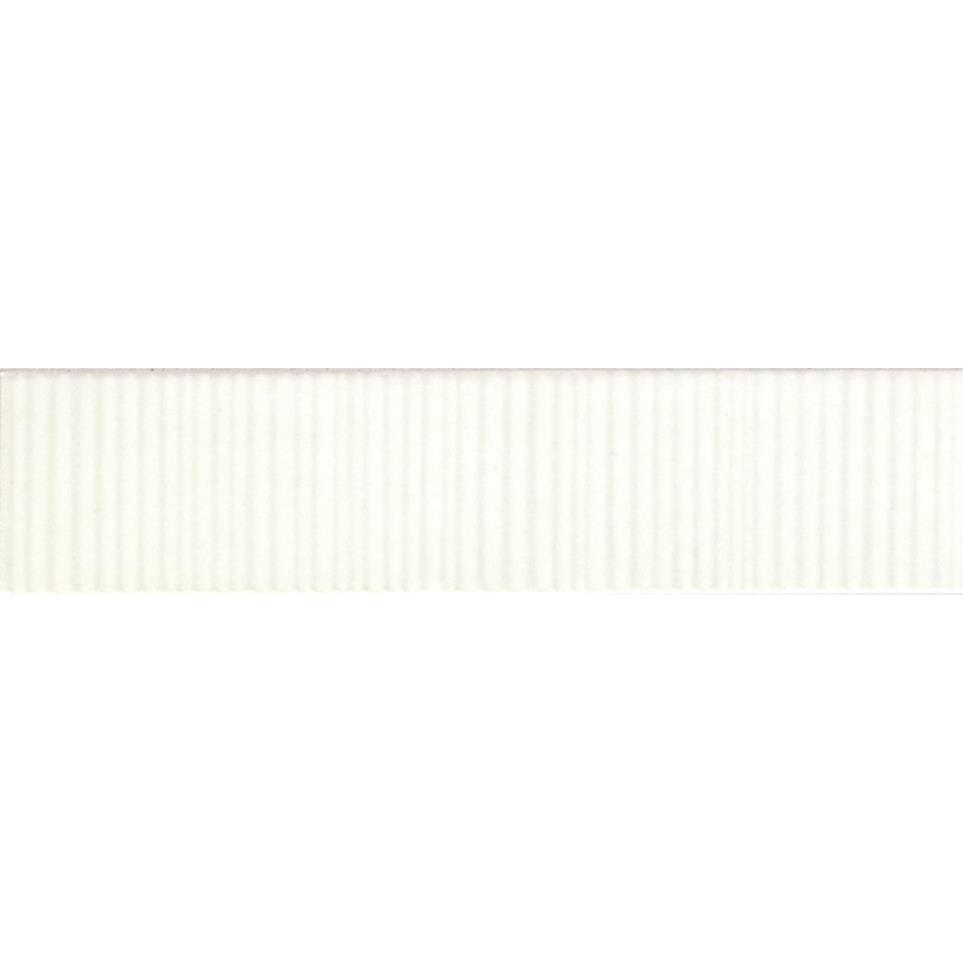 Revalia Remix Rectangle Ripple 2X8 Mt by Bel Terra - Ripple White Matte