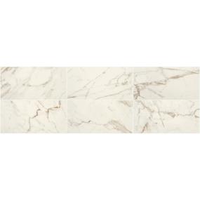 Marble Obsession Rectangle 12X24 Pl - Calacatta Gold Polished Swatch