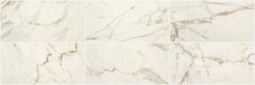 Marble Obsession Rectangle 12X24 Pl - Calacatta Gold Polished Swatch