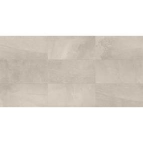 Slate Attache Rectangle 6X24 MT - Meta Light Gray Matte Swatch