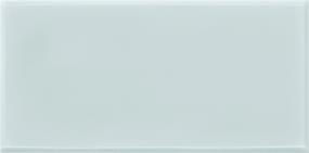 Retrospace Remix Rectangle Undulated 3X6 Gl - Sky Blue Glossy Swatch