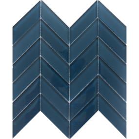 Edge Mosaic 12X12 - Navy Swatch