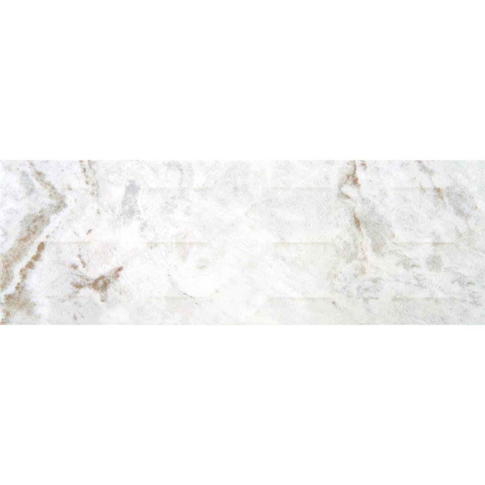 Mythique Marble Rectangle Wave 8X24 Mt by Bel Terra - Majestic Matte