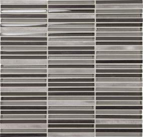 Lucent Skies Stacked 3/8X4 Mm 12X12 St - Twilight Gleam Satin Swatch
