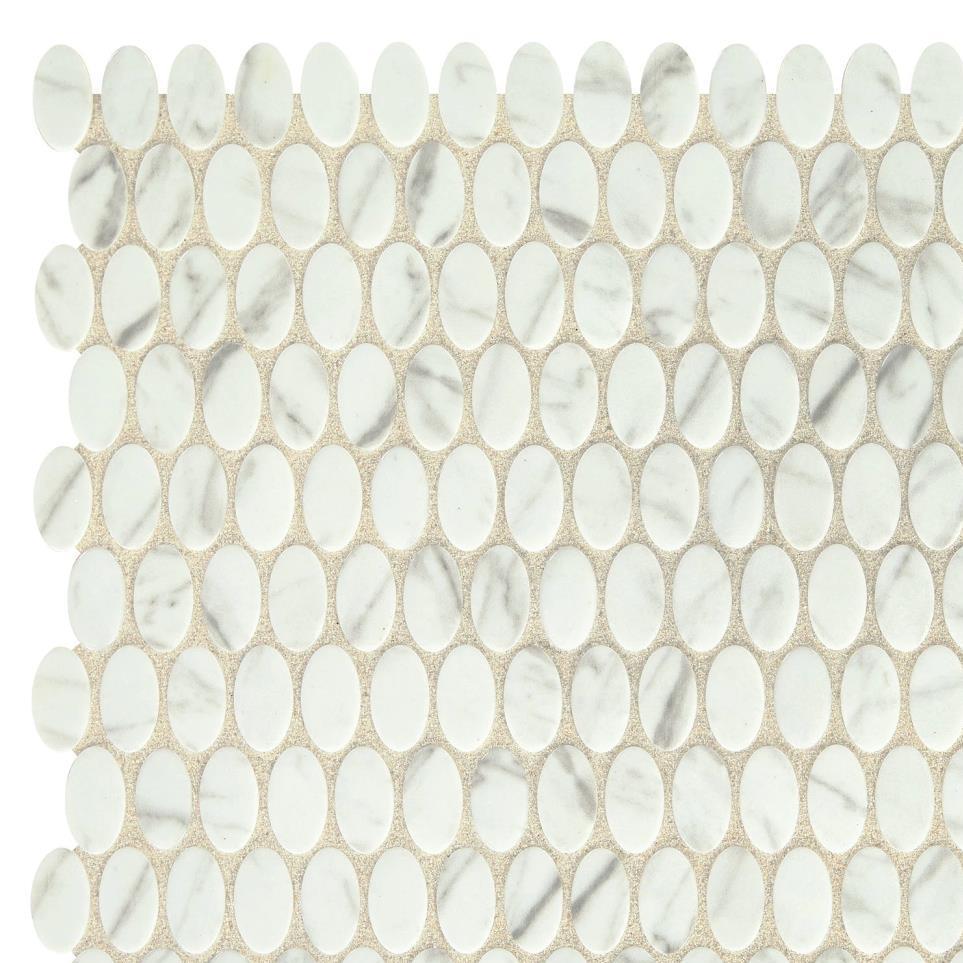 Venetian White Matte Zoomed Swatch