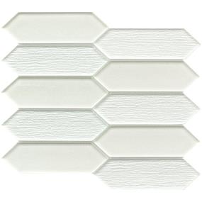 Picket Mosaic 10X11 - White Swatch