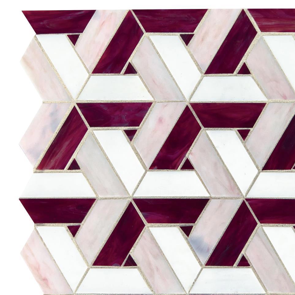 Bordeaux Glass Zoomed Swatch