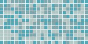 Unglazed Mosaics Blend 1X1 Dm 12X24 Mt Pattern - Blissful Blend Matte Swatch