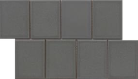 Cuadro Glossy Mosaic 4X5 On 9X14 - Charcoal Swatch