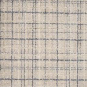 Plaid Perspectives - Ivory Blue Swatch