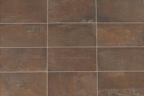 Union Rectangle 24X48 Mt - Rusted Brown Matte Swatch